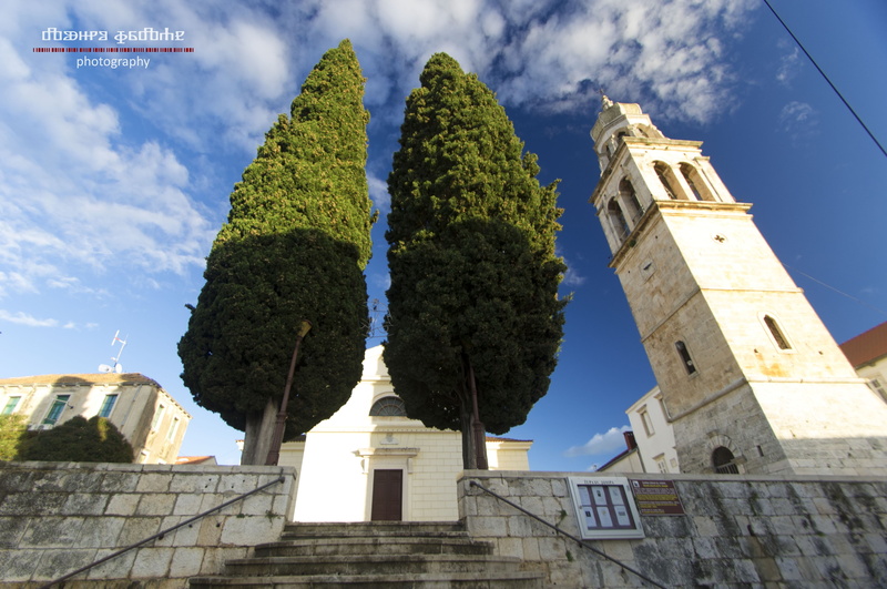 church, city, Vela Luka, Hrvatska, Croatia, 4K, Korčula