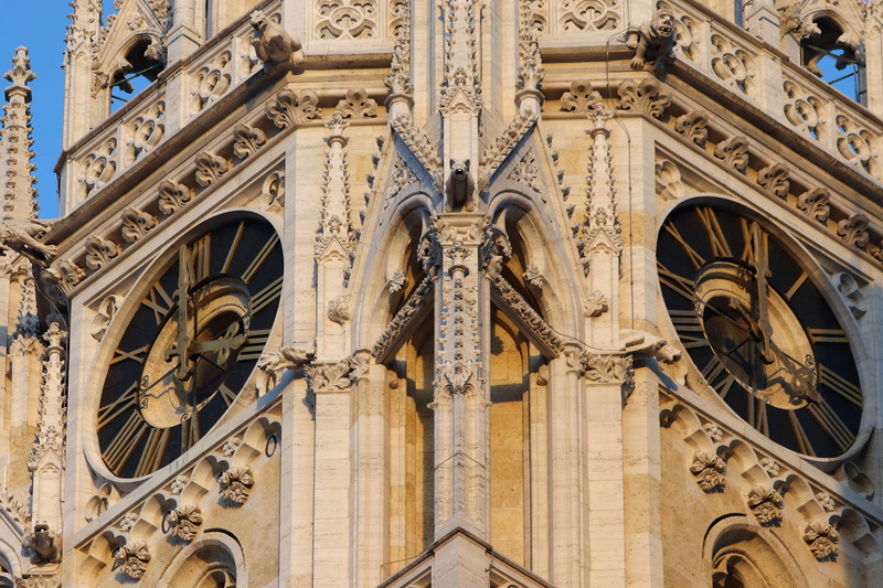 the past, christianity, architecture and art, spirituality, religion, day, cathedral, architecture, building, zagreb, 5K, history, place of worship, low angle view