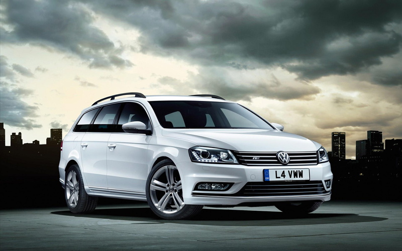 line, volkswagen, r, suv, 2014, white, passat, 1080P, cars