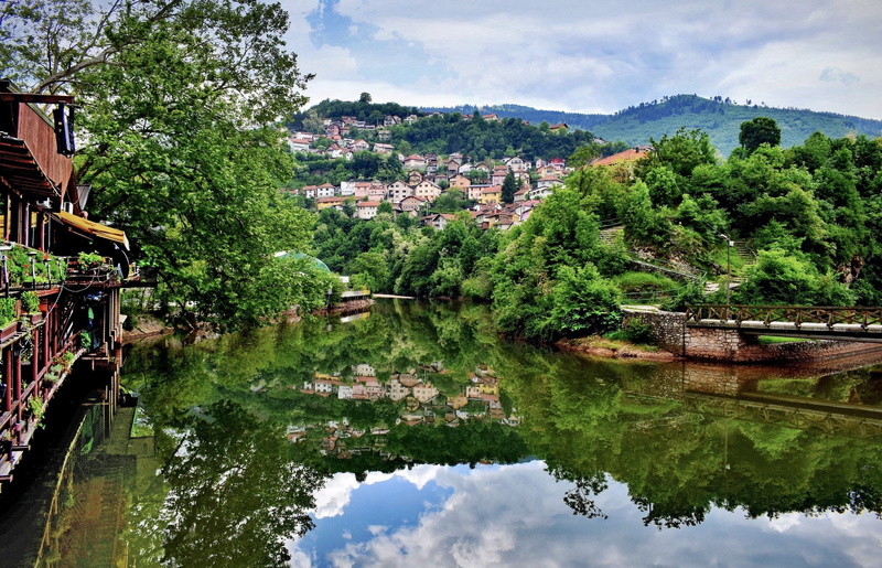Reflection, Photography, 1080P, Sarajevo