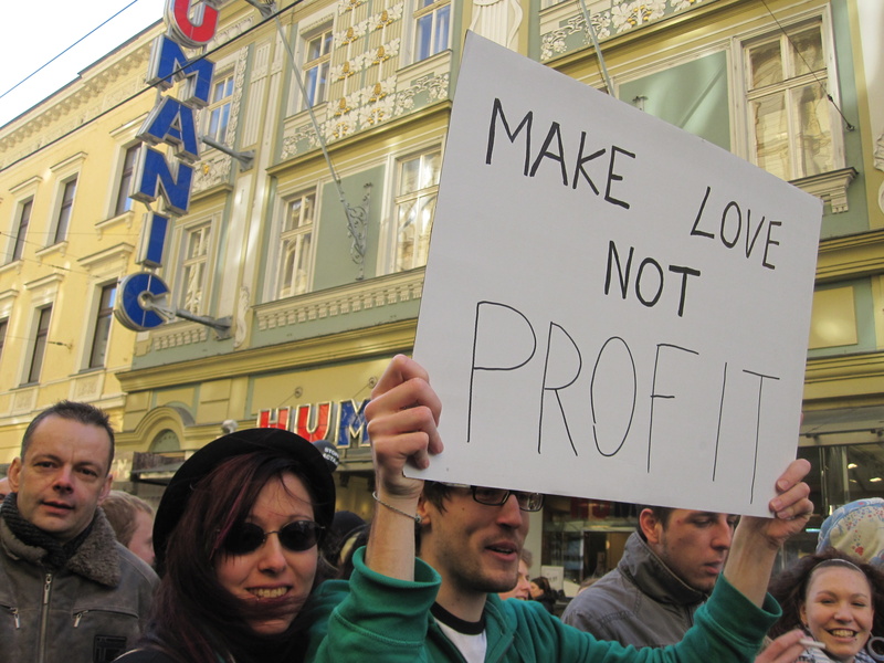 headshot, banner - sign, adult, day, emotion, outdoors, shield, people, protest, standing, profit, building exterior, love, real people, women, 4K, architecture