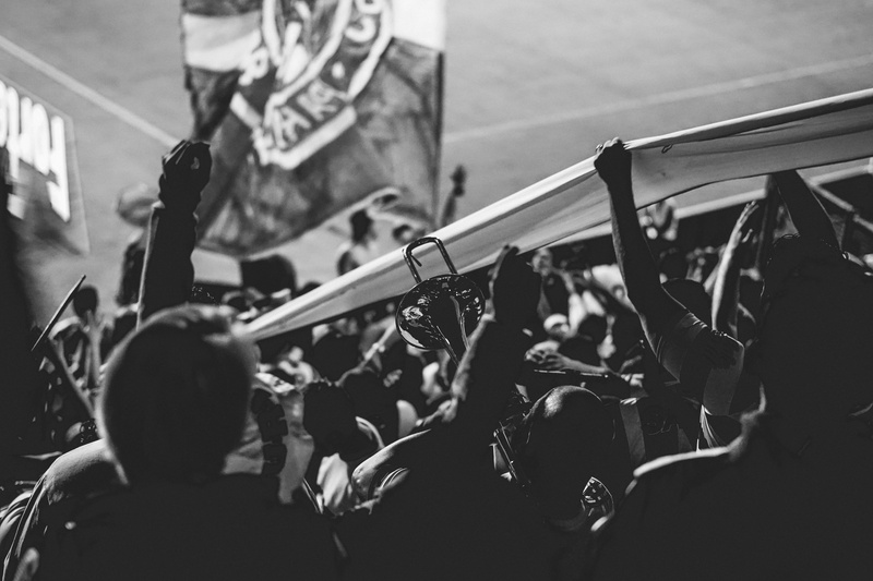 real people, togetherness, rock concert, concert, audience, public transportation, women, adult, musician, crowd, brass section, clothing, festival, city