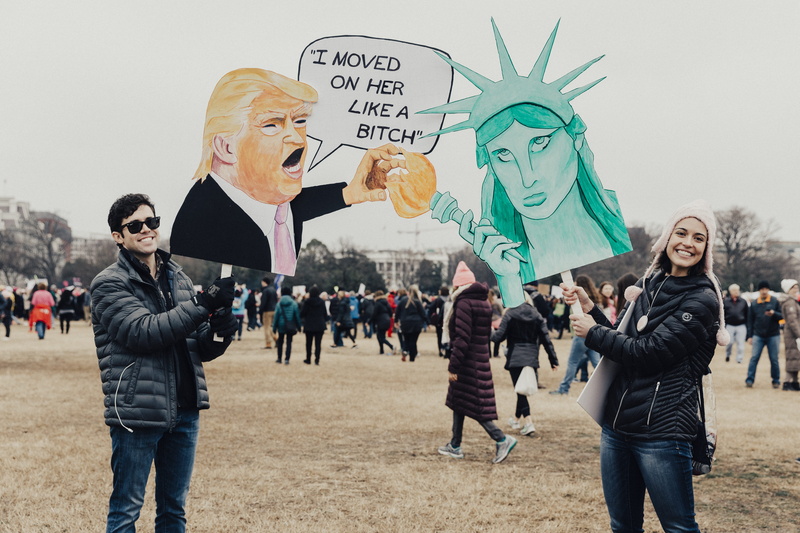 resist, emotion, real people, leisure activity, group of people, photo, women, art and craft, donald, sign, day, empower, trump, unity, nature, womens march
