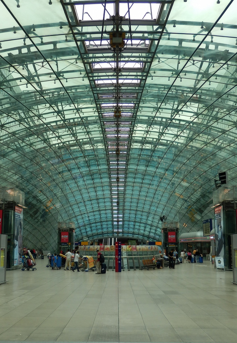 roof, waiting, transportation, frankfurt am main germany, airport train station, transparency, men, hall, airport, modern, ceiling, glass roof, rail transportation