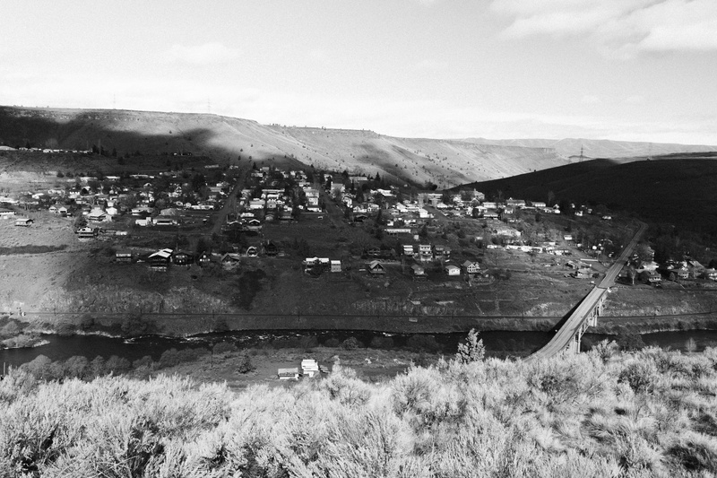 road trip, outdoors, scenics - nature, beauty in nature, bandw, hills, bridge, mountain, building exterior, oregon, town, black and white, mountains, environment