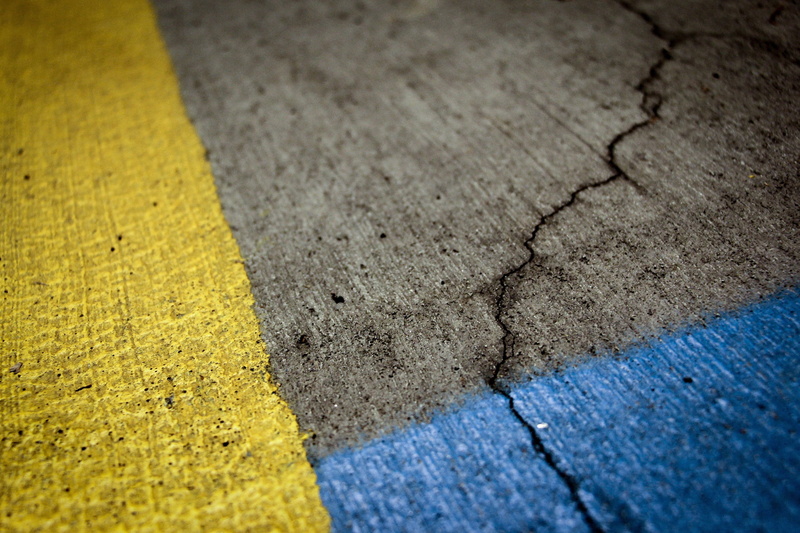 texture, close-up, paint, surface, yellow, cracked, backgrounds, street, pattern, day, untitled, outside, marking, city, asphalt, grunge, dividing line