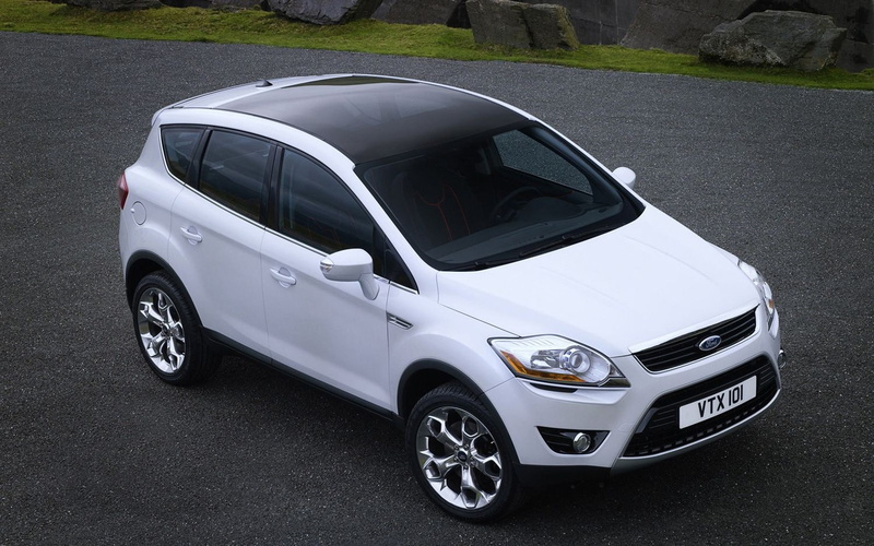 silver colored, luxury, transportation, stationary, street, wheel, nature, Ford Kuga, high angle view, ruined, motor vehicle, 720P, day, outdoors, road
