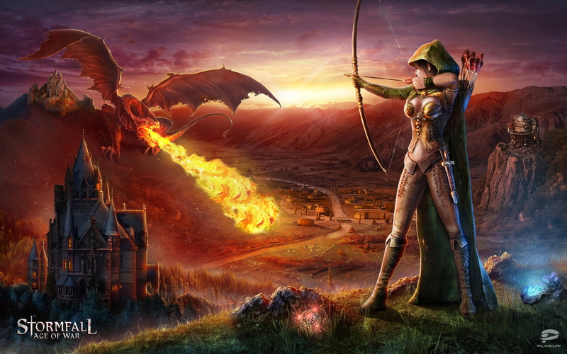 action, stormfall, livestock, warrior, sign, Medieval, human representation, Rts, cloud - sky, no people, male likeness, fire - natural phenomenon, 2880x1800 px