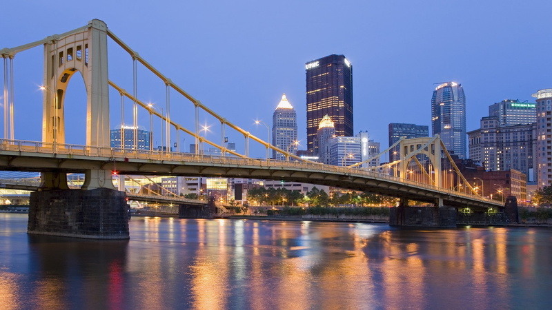buildings, skyscrapers, 1080P, pittsburgh, bridges, architecture, hd, art, x, cityscapes, rivers, pennsylvania