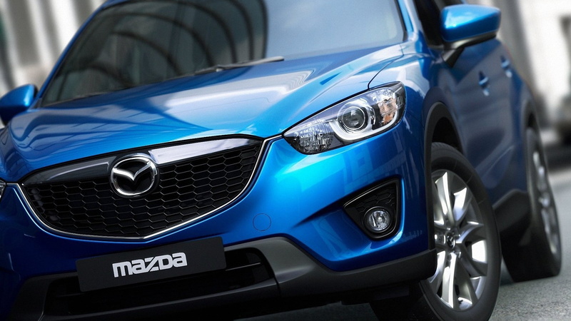 Mazda CX-5, Mazda, vehicle, blue cars, 1080P, SUV