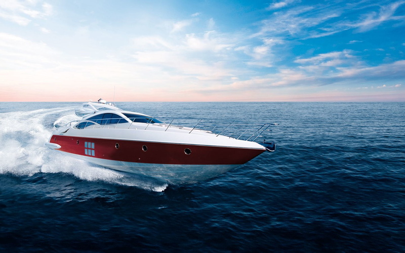 Vehicles, 720P, powerboat, Yacht, white