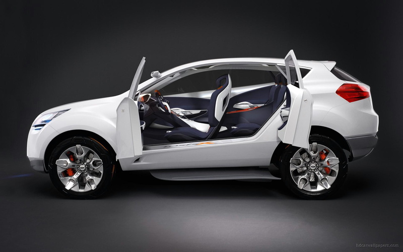 iosis, x, cars, 1080P, concept, white, suv, ford