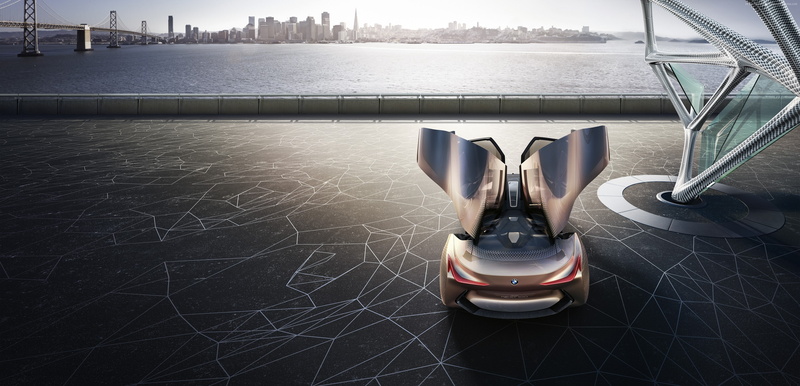 BMW Vision Next 100, luxury cars, future cars, 2K