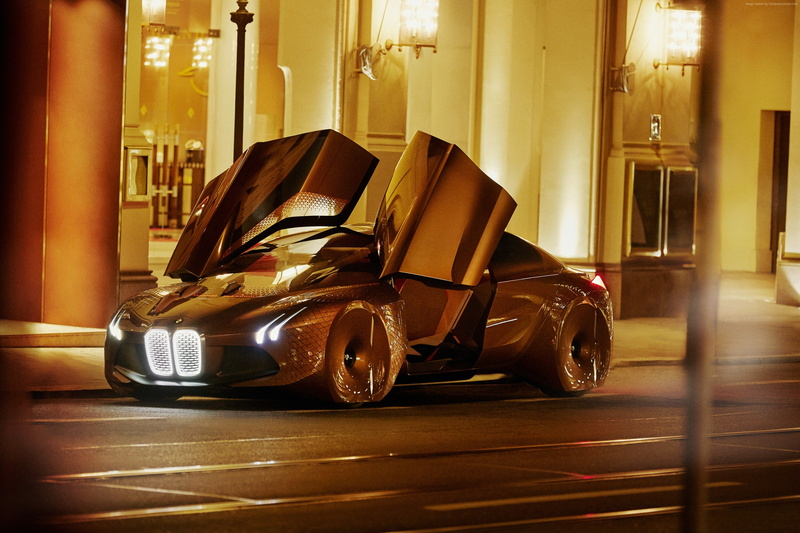 supercars, BMW Vision Next 100, future cars, 2K