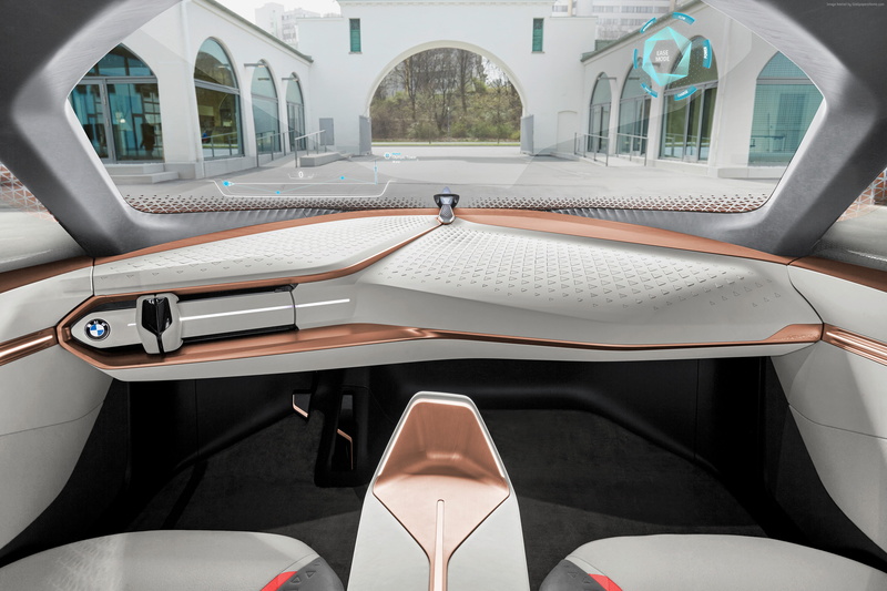 future cars, 2K, interior, BMW Vision Next 100