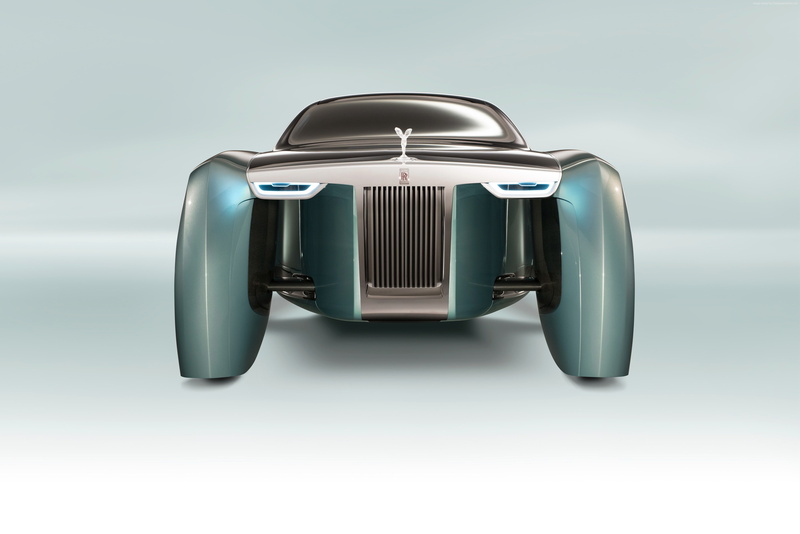4K, Rolls-Royce Vision Next 100, future cars, futurism, silver