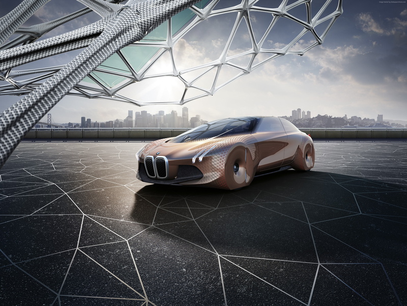 future cars, 2K, BMW Vision Next 100, luxury cars