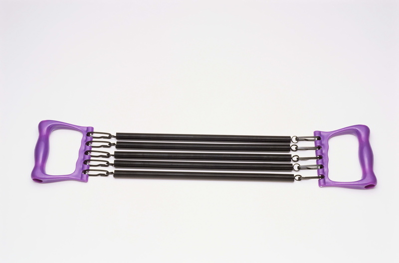 man made object, copy space, plastic, work Tool, equipment, close-up, personal Accessory, cut out, sports, spring, simplicity, expander, 5K, metal, exercise