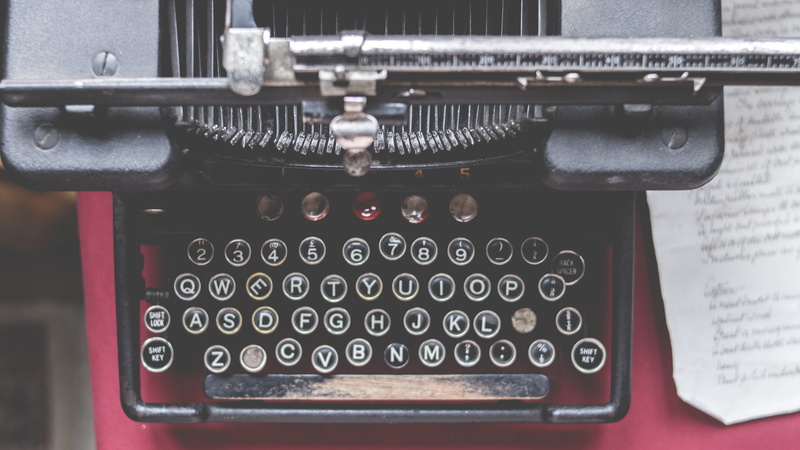contemplation, machine, high angle view, no people, antique, paper, letter, history, vintage, retro styled, number, black, keys, alphabet, machinery, typewriter