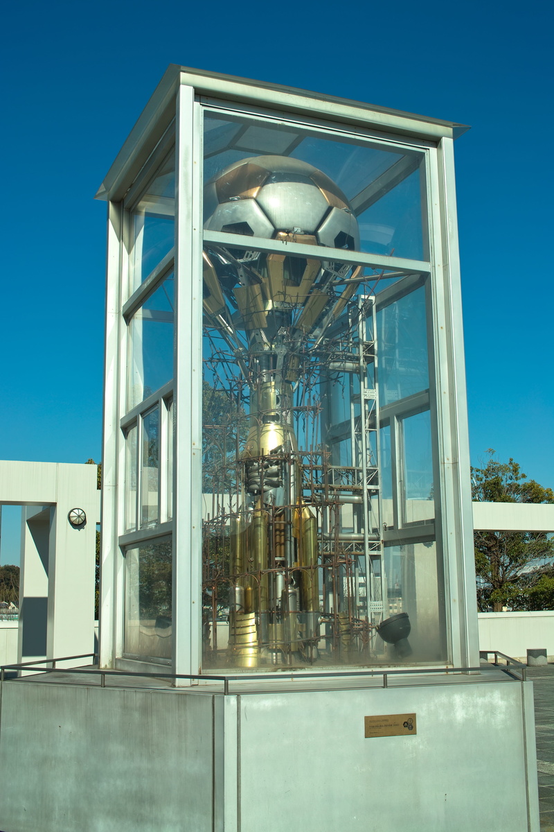 blue, refinery, industry, stadium, Soccer Ball, illuminated, day, built structure, fuel and power generation, no people, technology, architecture, metal