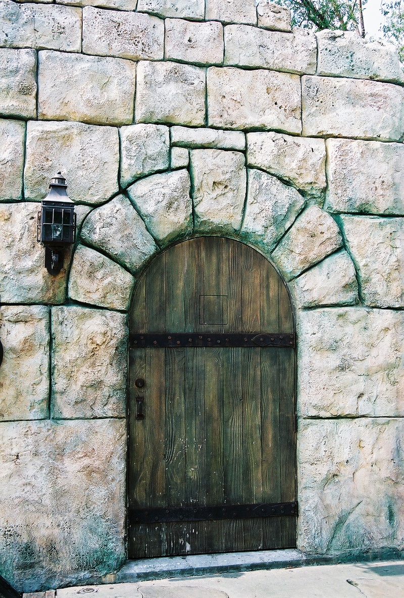 wooden, facade, arch, security, brick, protection, day, wall - building feature, daytime, closed, stone wall, photo, architecture, ancient brick, concrete