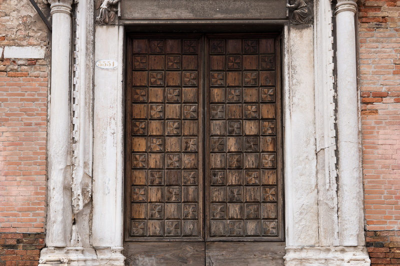wooden, the past, rectangle, building, wood - material, italy, no people, wall, door, old, city, pilar, stone, wood, outdoors, 5K, entrance, frame, built structure