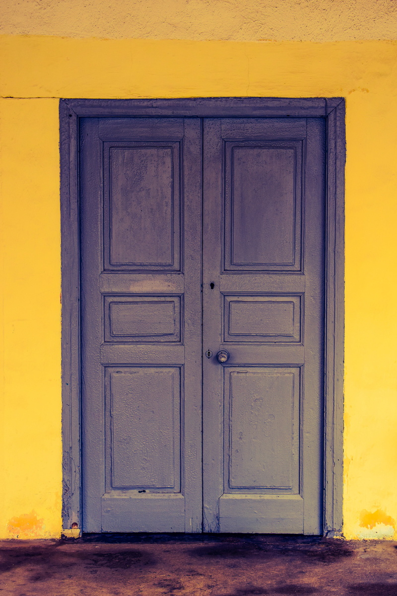 architecture, doorway, wood - Material, wood, no People, entrance, colors, house, security, 5K, closed, safety, yellow, protection, old, Cyprus, Door