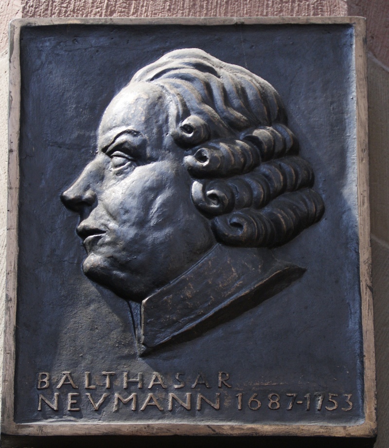 1687, balthasar neumann, carving - craft product, 1753, old, memorial plaque, male likeness, ornate, rococo, day, architecture, no people, metal, southern germany