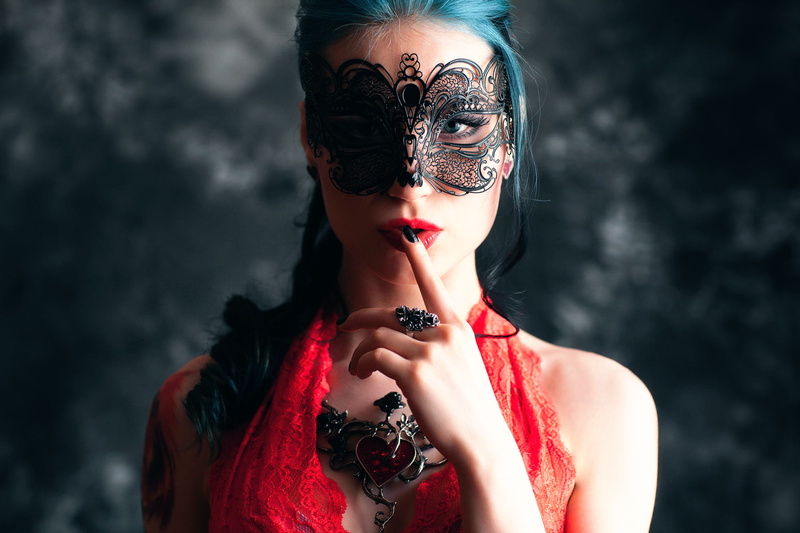 Gloria, girl, decoration, 1080P, mask