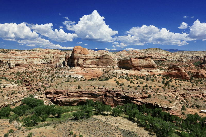 rock, formation, land, blue, environment, travel destinations, mountain, angle, outdoors, no people, plant, grand staircase, high, travel, tree, clouds