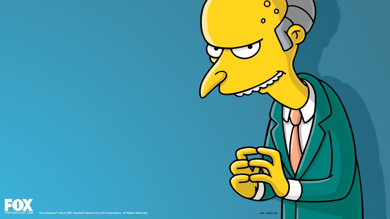 Montgomery Burns, 1080P, The Simpsons