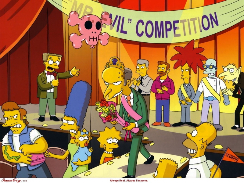 720P, Bart Simpson, Marge Simpson, Lisa Simpson, Waylon Smithers, Maggie Simpson, The Simpsons, Snake Jailbird, Homer Simpson, Montgomery Burns