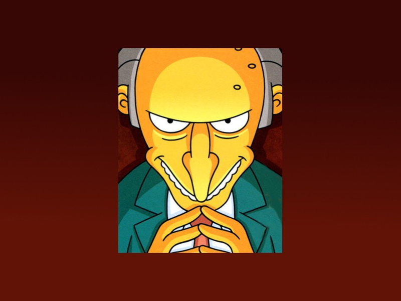 The Simpsons, Montgomery Burns, 480P