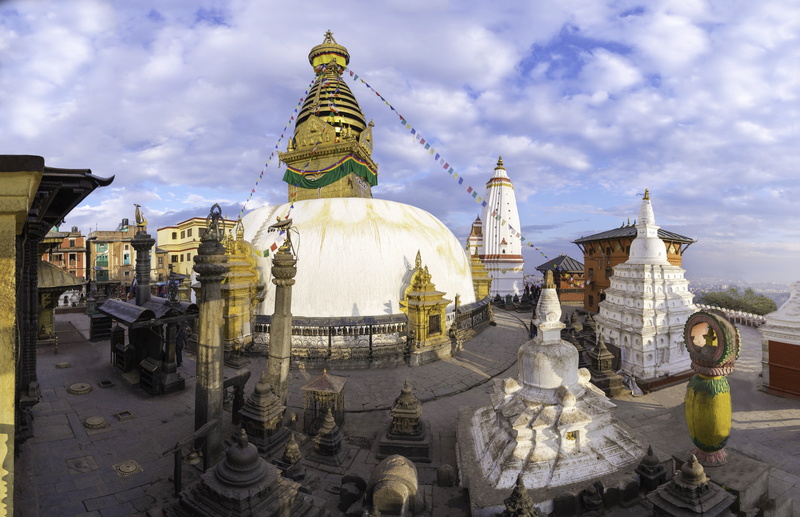travel destinations, sculpture, deity, building, Buddha, history, building exterior, sky, sacred, golden, spirituality, pagoda, the guards, outdoors, belief