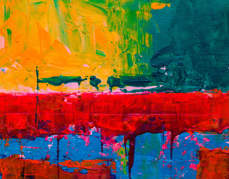 multicolored, vibrant color, art and craft, old, paintings, colorful, textured, architecture, full frame, red, abstract painting, peeling off, creative