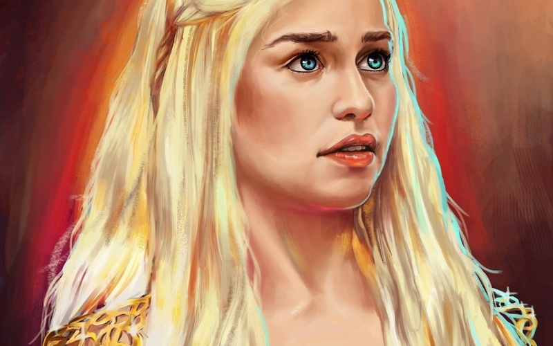 women, dyed hair, adult, blond hair, headshot, make-up, portrait, indoors, Daenerys Targaryen, one person, contemplation, long hair, beauty, young women