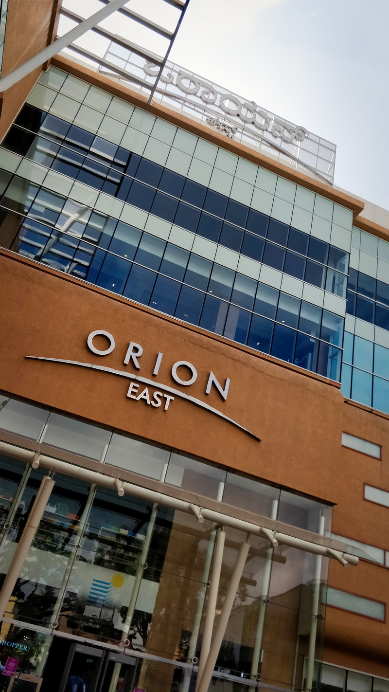 building, modern, city, window, shopping, outdoors, brigade, text, low angle view, sign, shopping center, india, office, orion, mall, 4K, building exterior