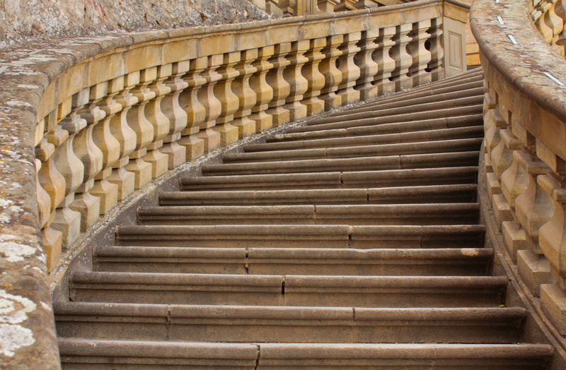 architecture, the way forward, history, Stairs, no people, wall - building feature, building exterior, wall, gradually architecture, pattern, railing, steps