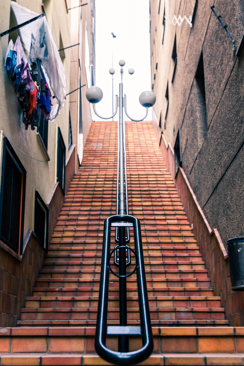 walls, glass, streetlights, communication, no people, town, street light, nature, windows, apartment, window, step, stairs, urban, building exterior, entrance