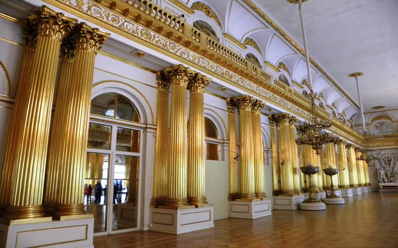 petersburg, palace, st, 2K, hermitage, winter