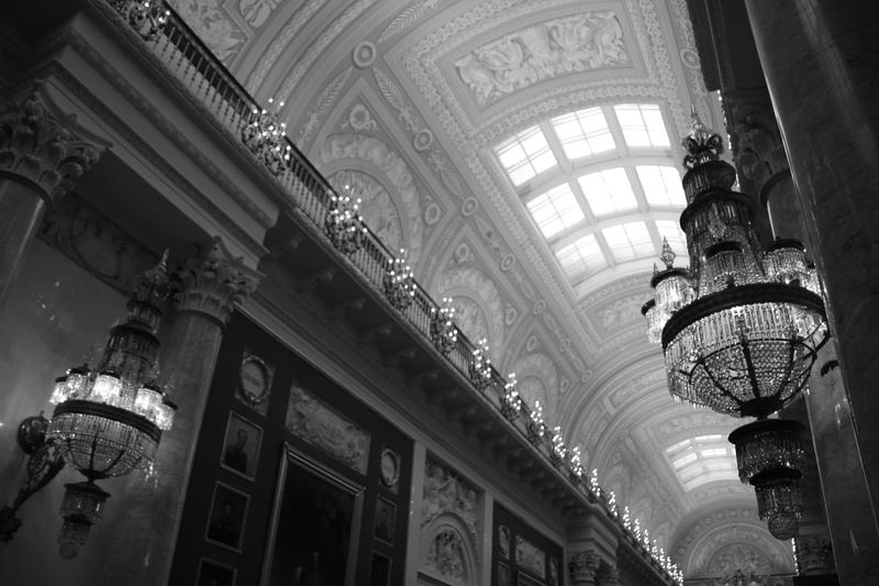 lighting equipment, travel destinations, chandelier, belief, roof, russia, state hermitage museum, indoors, glass - material, ornate, decoration, no people