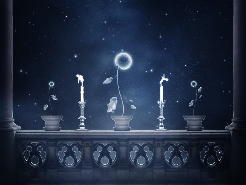 digital composite, black, star - space, mid-air, candles, built structure, group of objects, frame, outdoors, stars, astronomy, nature, digital art, sky