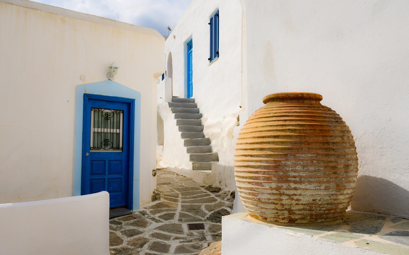 house, white, day, nature, entrance, residential district, sky, contrast, building, paros, architecture, staircase, city, door, cyclades, outdoors, 5K