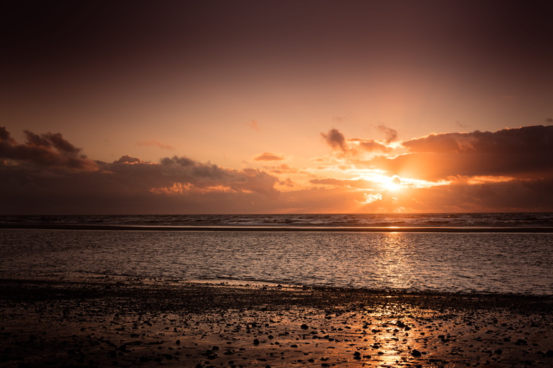 landscape, tranquility, horizon over water, united kingdom, water, sky, beautiful, horizon, nature, land scape, sand, low tide, tranquil scene, godrays