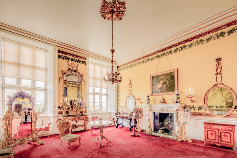 historical, interior, lighting equipment, rooms, famous, decoration, burton constable hall, outdoors, built structure, room, history, architecture, house