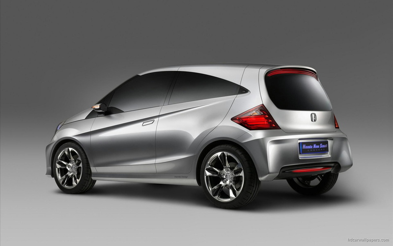 door, gray, 1080P, hatchback, small, cars, honda, concept, car
