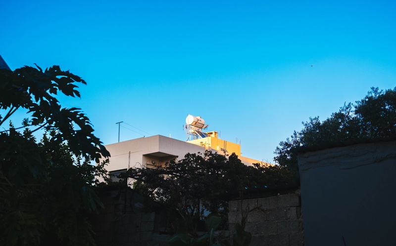 5K, tree, palm tree, building exterior, outdoors, day, sky, clear sky, architecture, city, tropical climate, cyprus, xf27mm, no people, low angle view