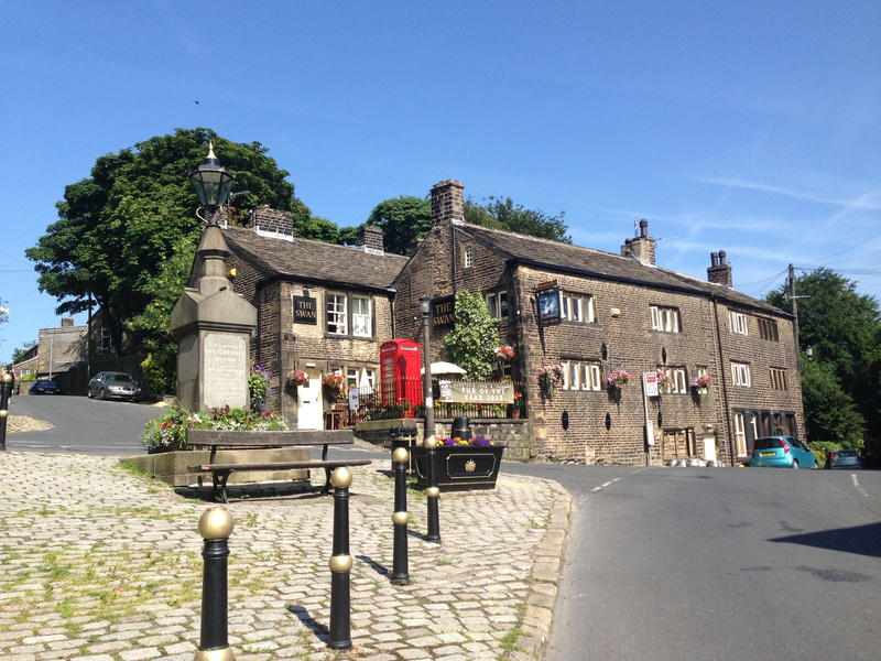 england, 2K, built structure, country, footpath, picturesque, stone, day, residential district, sunlight, yorkshire, blue, nature, building exterior, europe