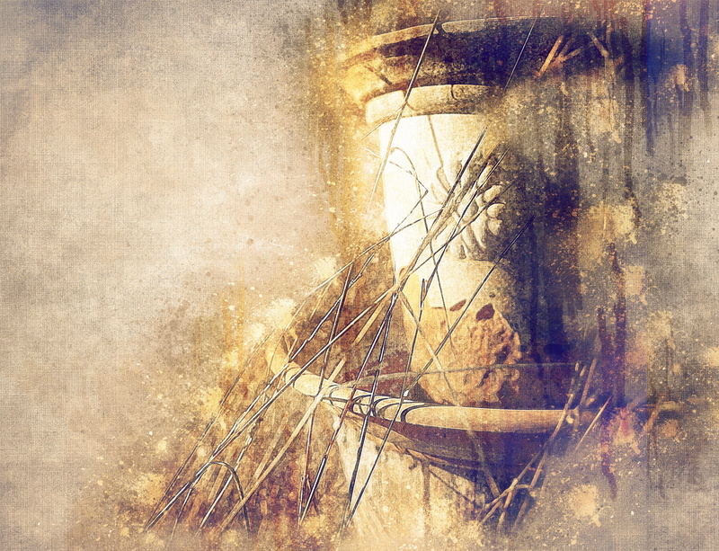 nature, digital composite, sketch, wall - building feature, plant, art, architecture, no people, flower, weathered, occitan, built structure, branch, 4K