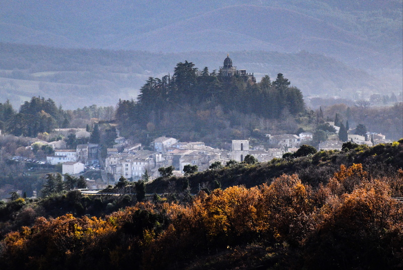 scenics - nature, 4K, change, townscape, scenery, land, scenic, provence, inclement, beautiful landscape, france, environment, beauty in nature, high angle view